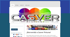 Desktop Screenshot of casverpinturas.com