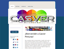 Tablet Screenshot of casverpinturas.com
